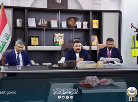 محافظ واسط يبحث الخدمات وملفات الأراضي في العزيزية